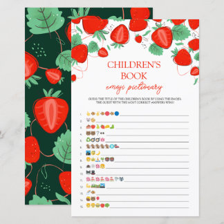 Barns Bok Emoji Pictionary Game Sweet Berry