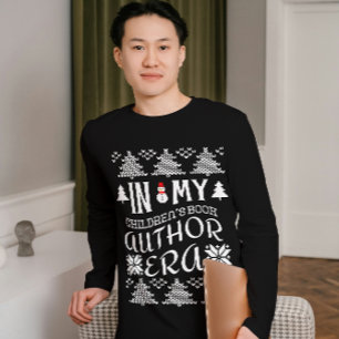 Barns Bok-författartid, skrivprogram X-mas-gåva Lång Ärmad Tröja