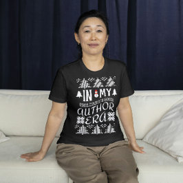 Barns Bok-författartid, skrivprogram X-mas-gåva T Shirt