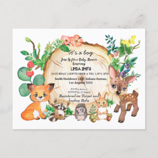 Barns bokar om skogar och skogsväxter i vykort