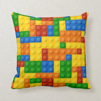 Barns Byggande block Pillow Kudde
