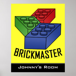 Barns Byggande block Poster