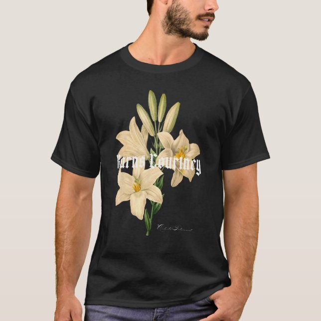 Barns Courtney u2013 White Lily T Shirt (Framsida)