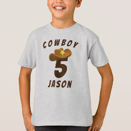 Barns Cowboy Birthday T Shirt