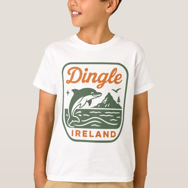 BARNS DINGLE IRELAND SHIRT T SHIRT (Framsida)