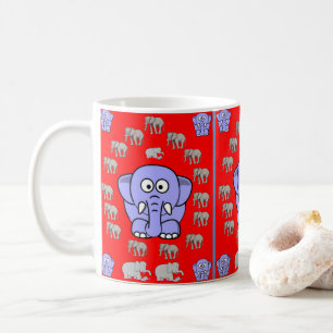 Barns elefant Mugg
