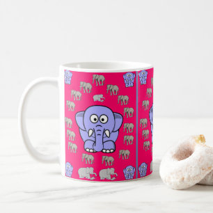 Barns elefant Mugg