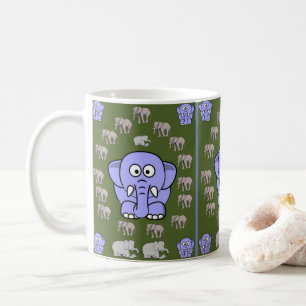 Barns elefant Mugg