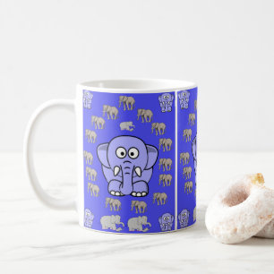 Barns elefant Mugg