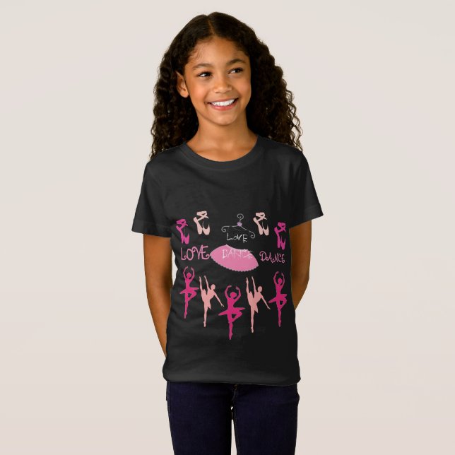 Barns Expression Collection Girl's T Shirt (Hel framsida)