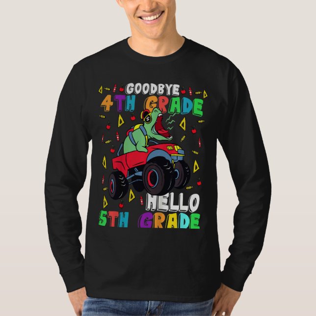 Barns farväl 4:e Klass Hej 5:e Klass Här i Kom T Shirt (Framsida)