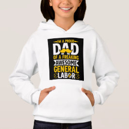 Barns flickor Proud Pappa Hoodies & Sweatshirtss T Shirt
