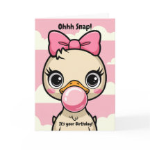 Barns födelsedag Anka med Rosa Bow blåsa Bubble Fu