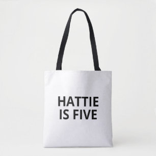 Barns födelsedag Bag - Kids Tote Bag - Anpassat na Tygkasse