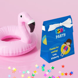 Barns födelsedag Bassäng Party Cute Anpassningsbar Presentaskar