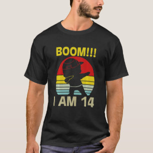 Barns födelsedag Boy 14 Years Old 14th Birthday Ki T Shirt