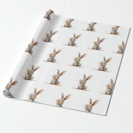 Barns födelsedag Cute Rabbit Presentpapper