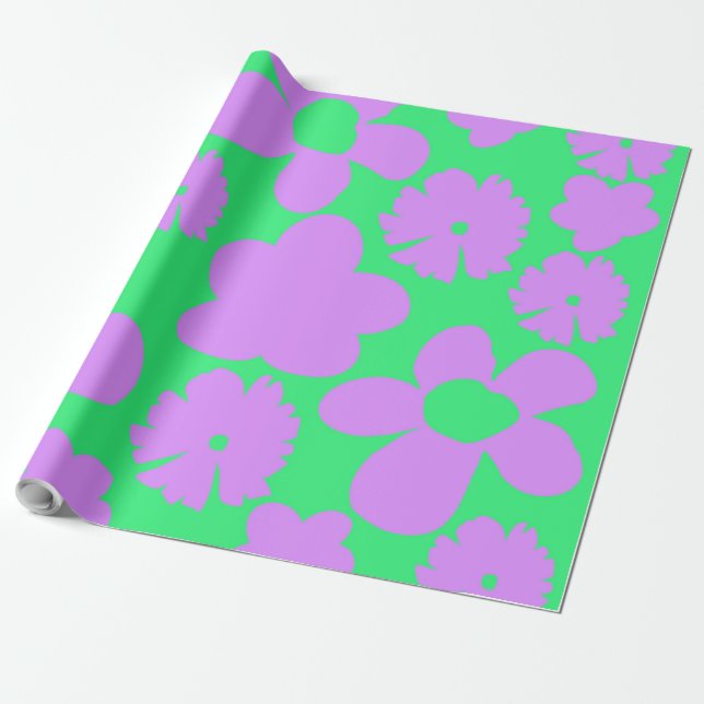 Barns födelsedag Gift Wrap Girls Birthday Gift Wra Presentpapper (Utrullad)