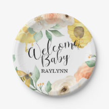 Barns födelsedag, honungsbin, bitemat Papper plåt