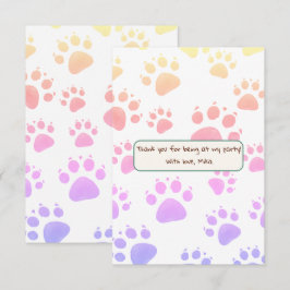 Barns födelsedag i Jungle Stil Tack Kort