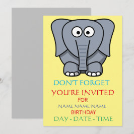 barns födelsedag inbjudningar