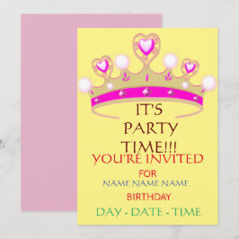 barns födelsedag inbjudningar