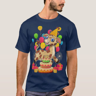 Barns födelsedag Party Funny Giraffe T Shirt