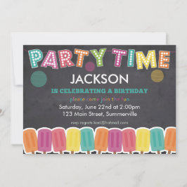 Barns födelsedag - Party Inbjudningar