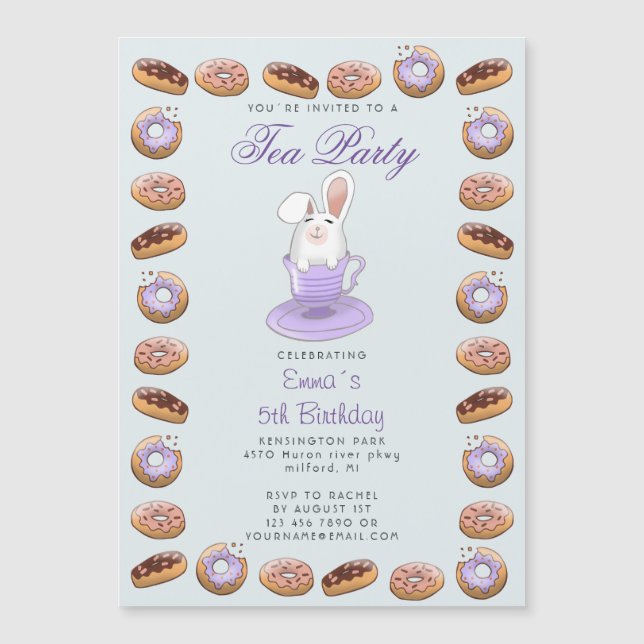 barns födelsedag te party med boj och nötter (Framsida)