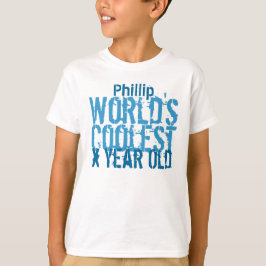 barns födelsedag Tee ANY YEAR World's Coolest V04 Shirt