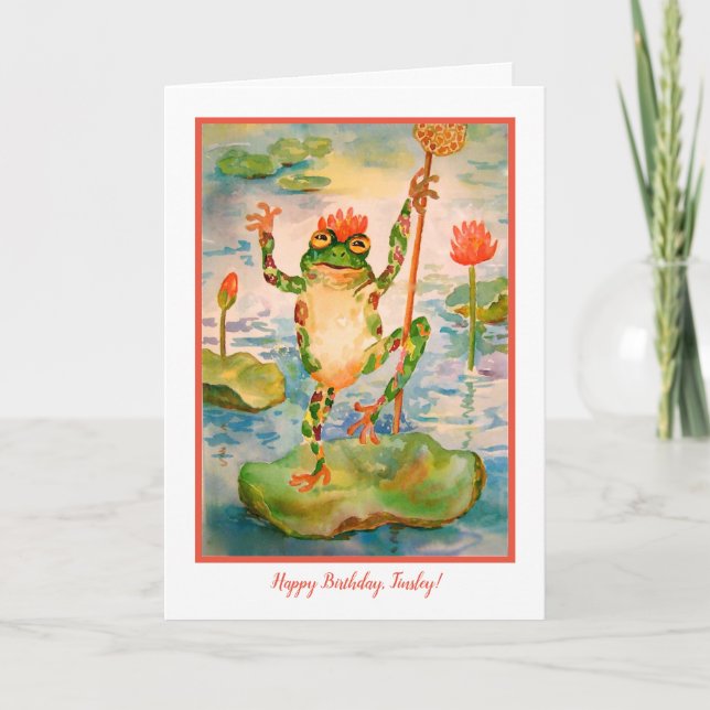 Barns födelsedagskort kort (Framsida)