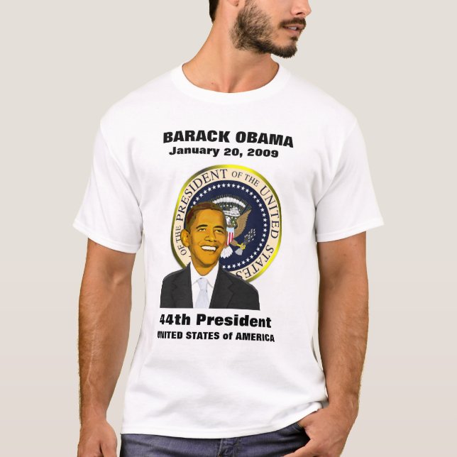 Barns för Barack Obama invigningdag T-tröja T Shirt (Framsida)