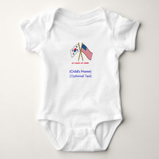 Barns för personligUS Sydkorea skjorta Tee Shirt
