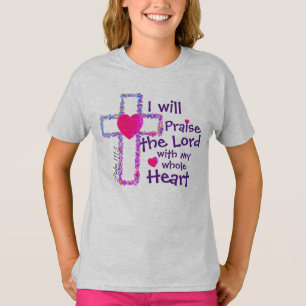 Barns för Psalm 111,1 skjorta T Shirt