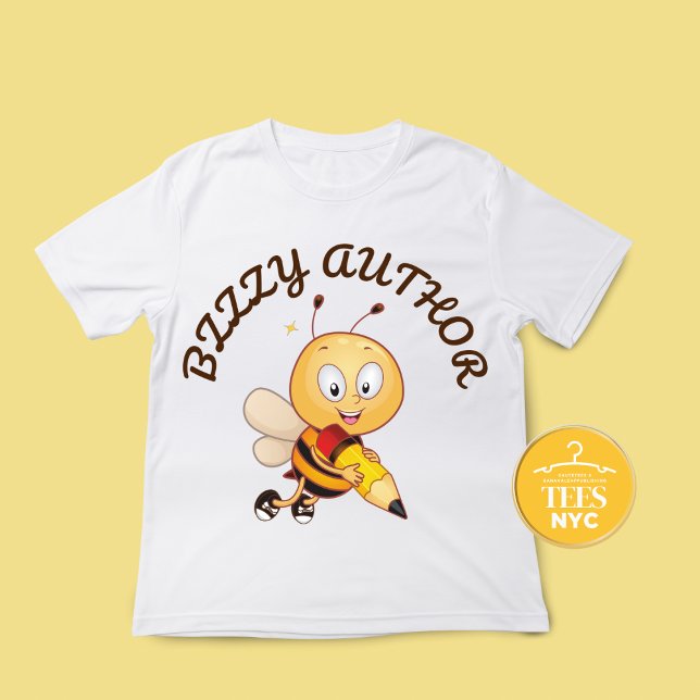 Barns författare i Bok Unisex Bee T-shirt (Skapare uppladdad)
