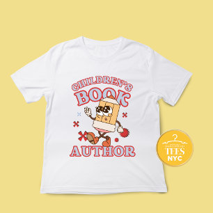 Barns författare i Bok Unisex Groovy T-shirt