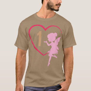 Barns första Födelsedagsfest Fairy Tale Girl Prin T Shirt