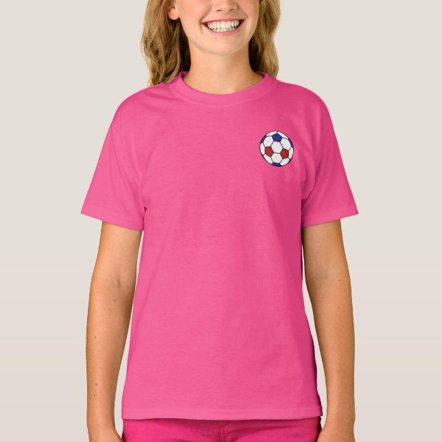 Barns fotboll t shirt (Framsida)