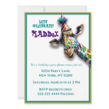 Barns girafffödelsedag