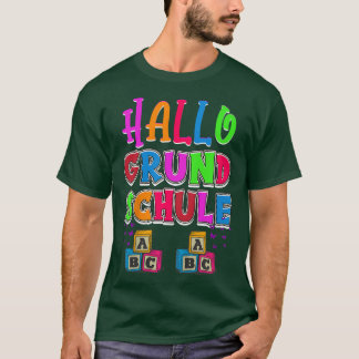 Barns Hej, grundskolans nybörjare, dagis T Shirt