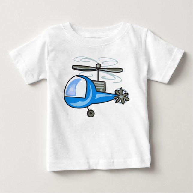 Barns helikopter t shirt (Framsida)