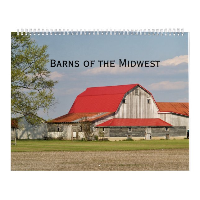 Barns i Midwest Calendar Kalender (Omslag)