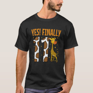 Barns Ja, till slut 11 Elva 11:e Födelsedagsfesten T Shirt