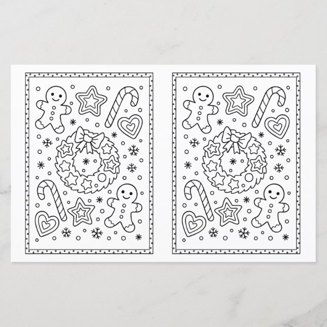 Barns julfärgning Sjullebröd (Framsida)