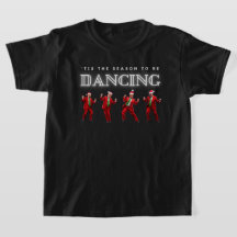 Barns julklapp Dancing T-shirt