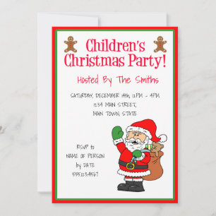 Barns julklapp i Party Inbjudningar