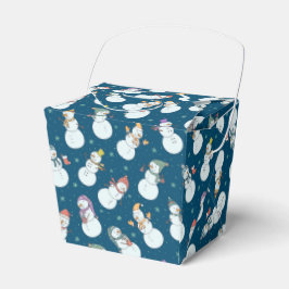 Barns julklapp Snögubbe i hattar Presentaskar