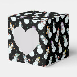 Barns julklapp Snögubbe i hattar Presentaskar