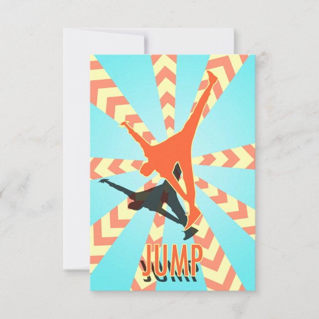 Barns JUMP-inbjudan Inbjudningar (Framsida)