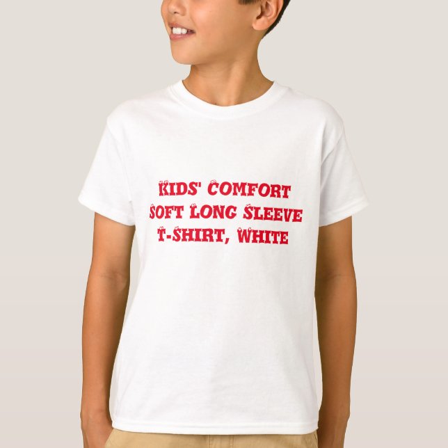Barns komfort Soft TShirt T-shirt (Framsida)